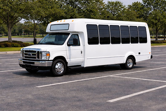 20-passenger minibus available for charter in Beaumont, TX