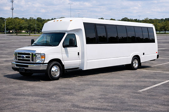 25-passenger minibus available for charter in Beaumont, TX